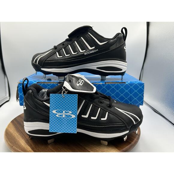 Boombah Other - Boombah SRM2 Metal Cleat Baseball Shoes Size 6 New in Box Extra Laces Included